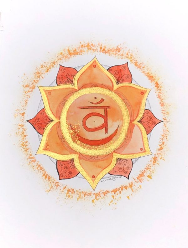 Sexual Chakra Mandala Bild