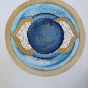 Stirn Chakra Mandala Bild
