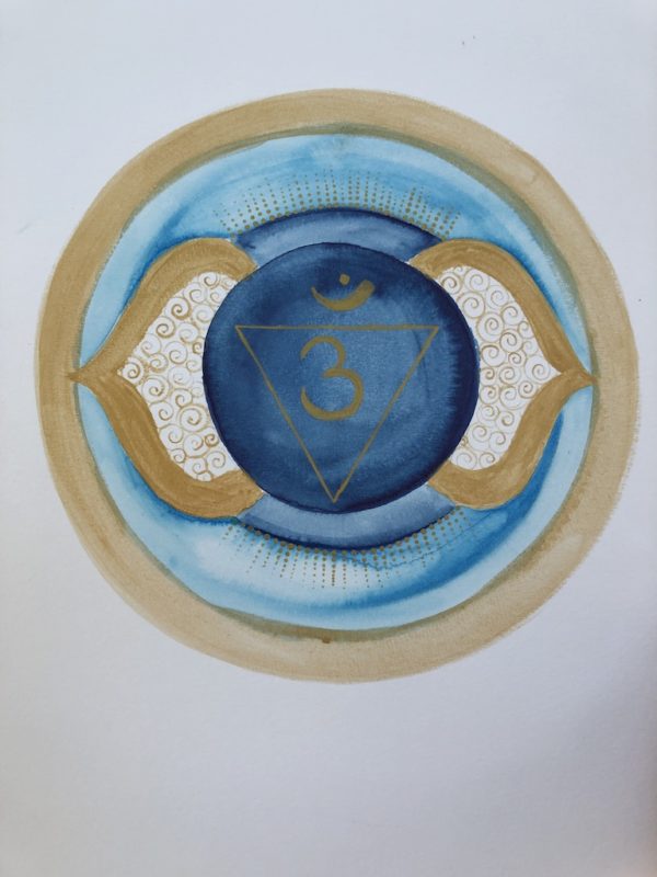 Stirn Chakra Mandala Bild